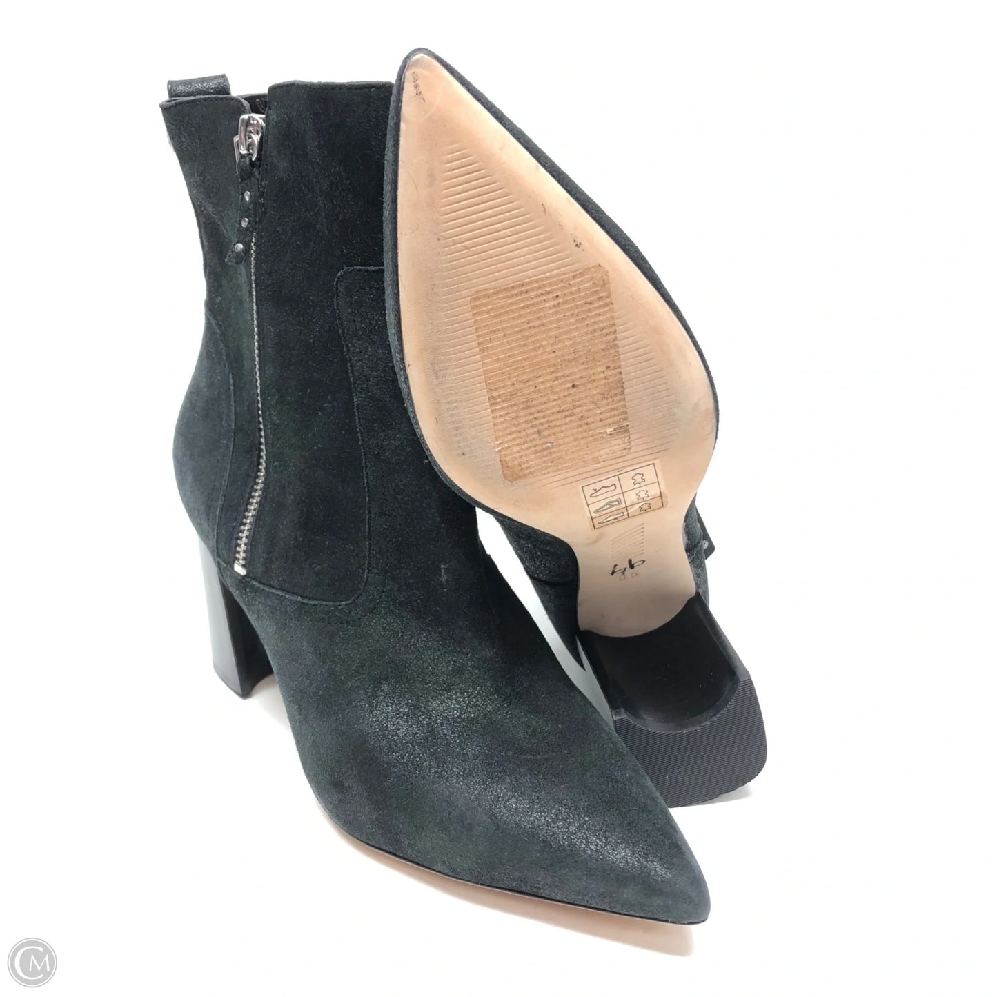 Boots Ankle Heels By Paige In Black, Size: 8.5