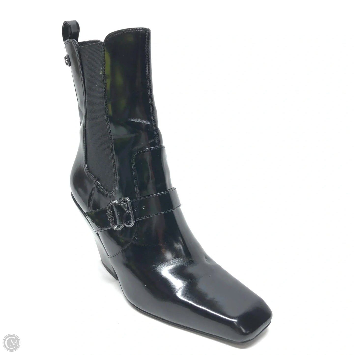 Boots Ankle Heels By Sam Edelman In Black, Size: 9