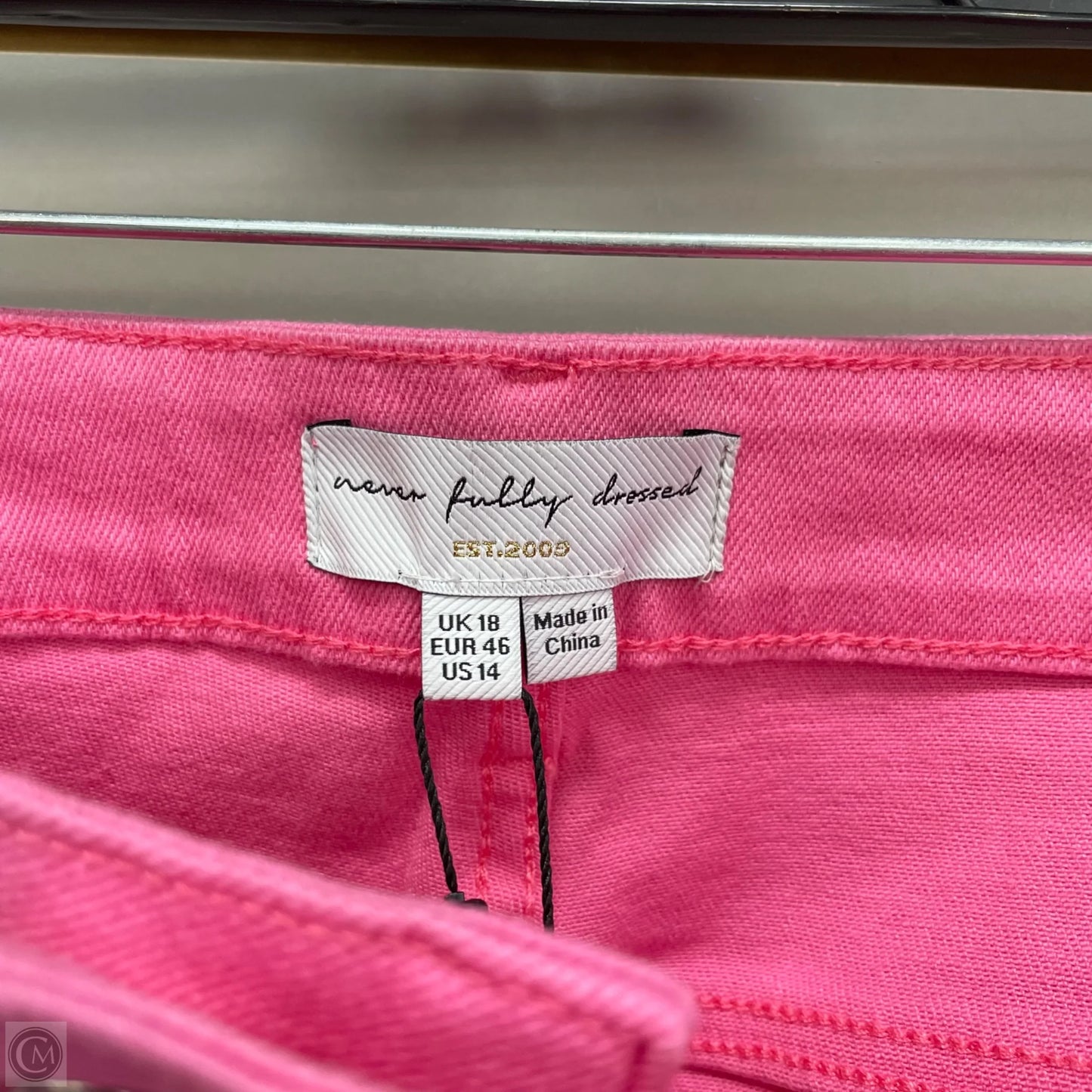 Jeans Wide Leg By Cmc In Pink, Size: 14