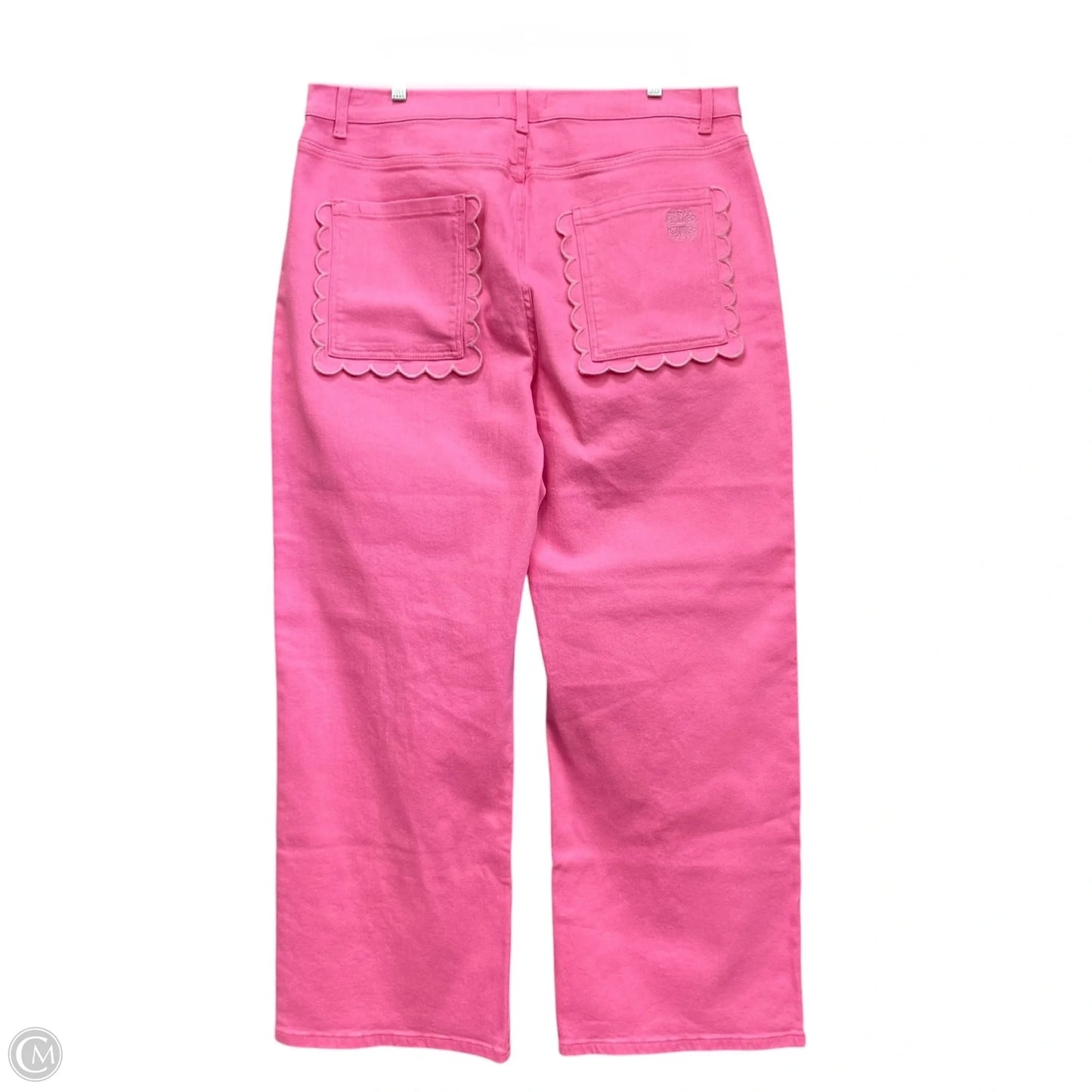 Jeans Wide Leg By Cmc In Pink, Size: 14