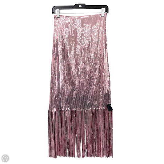 Skirt Midi By Clothes Mentor In Pink, Size: Xs