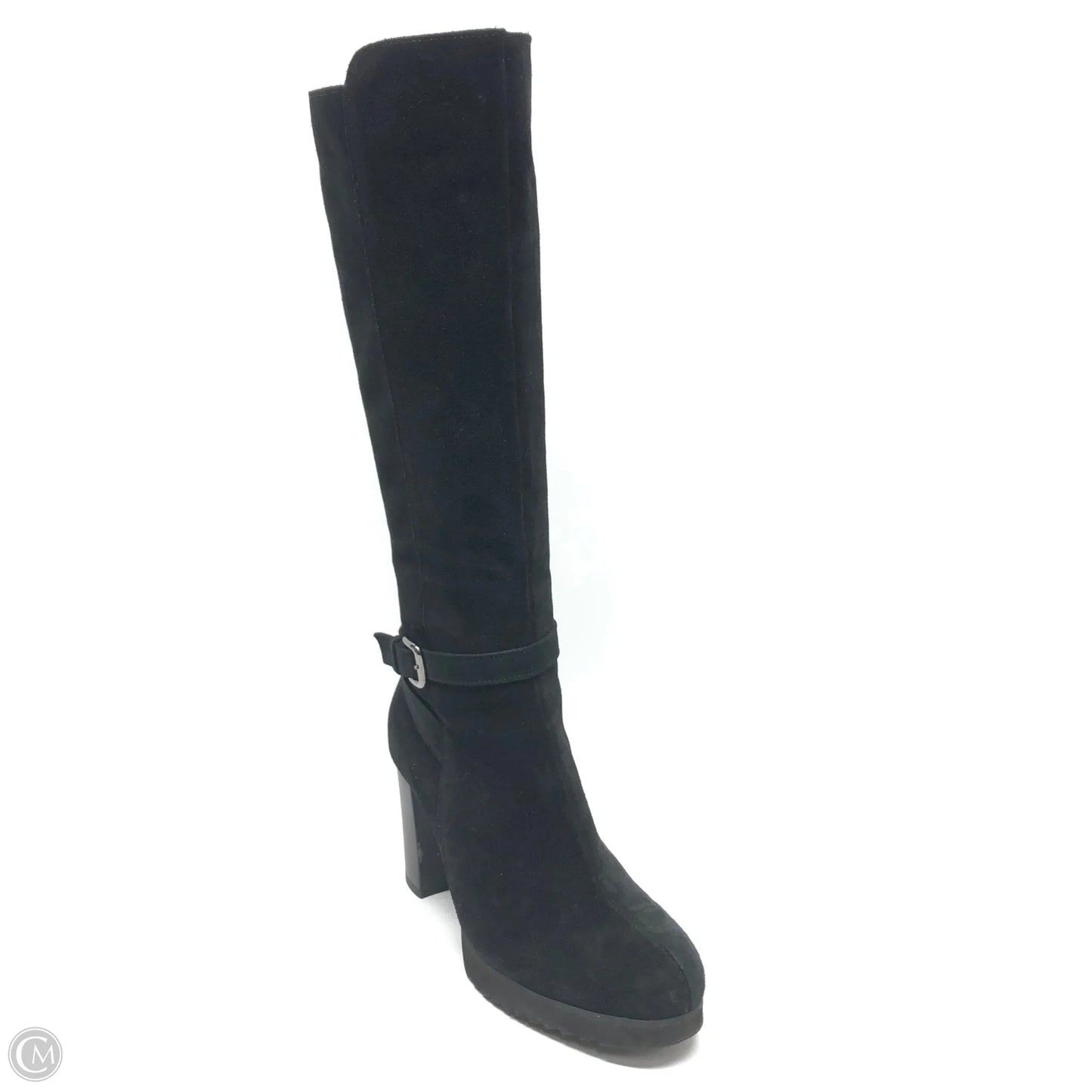 Boots Knee Heels By La Canadienne In Black, Size: 7.5