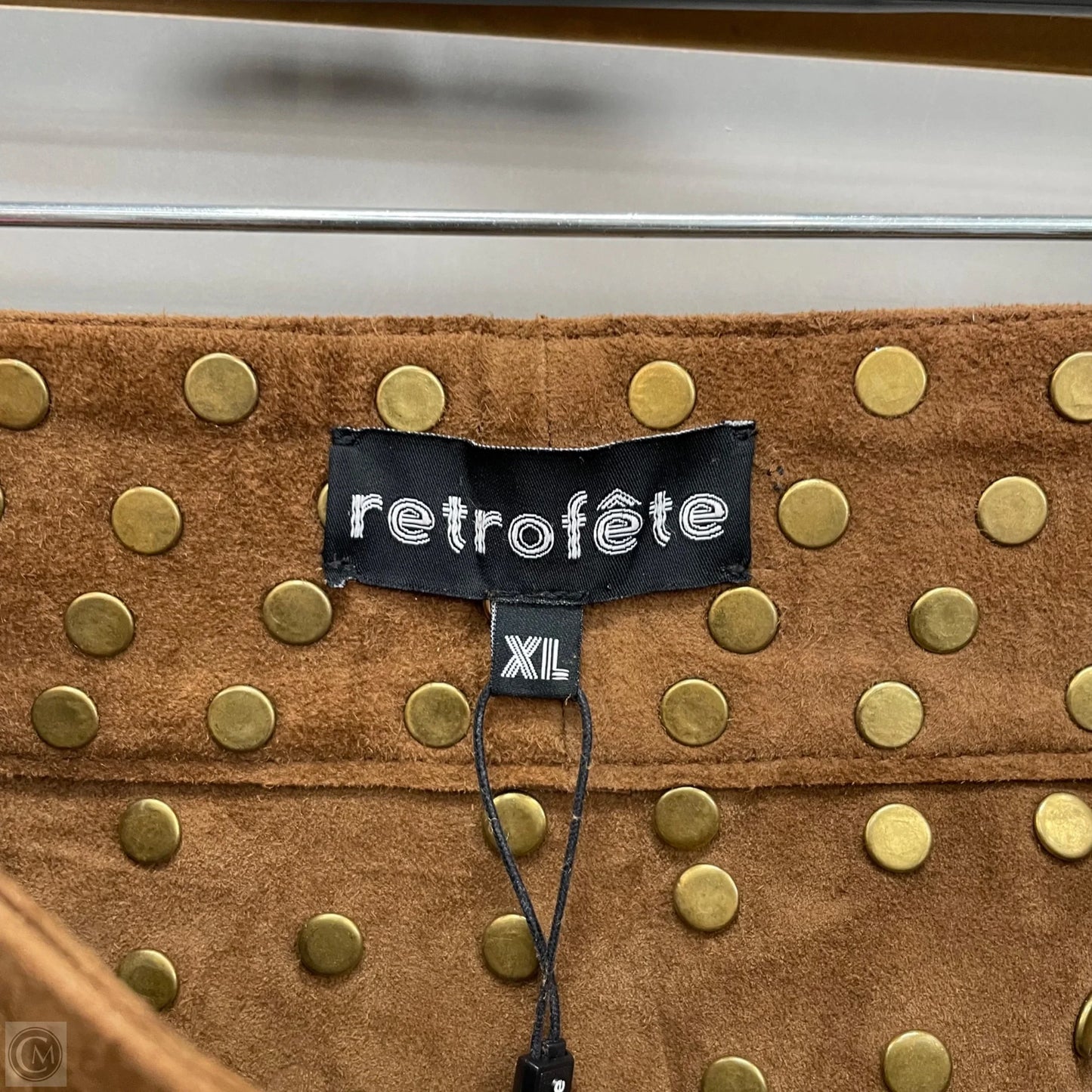 Skirt Mini & Short By Cma In Brown & Gold, Size: Xl