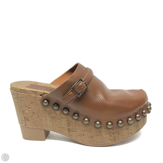 Shoes Heels Platform By Pedro Garcia In Brown, Size: 6.5