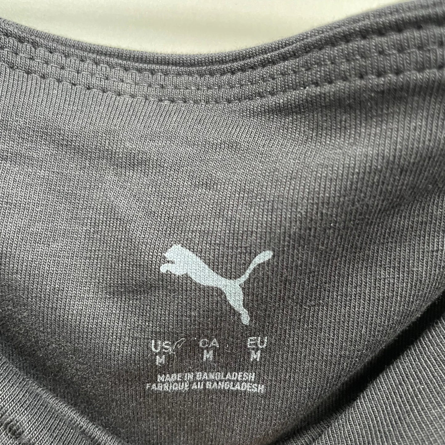 Athletic Leggings By Puma In Black & Purple, Size: M