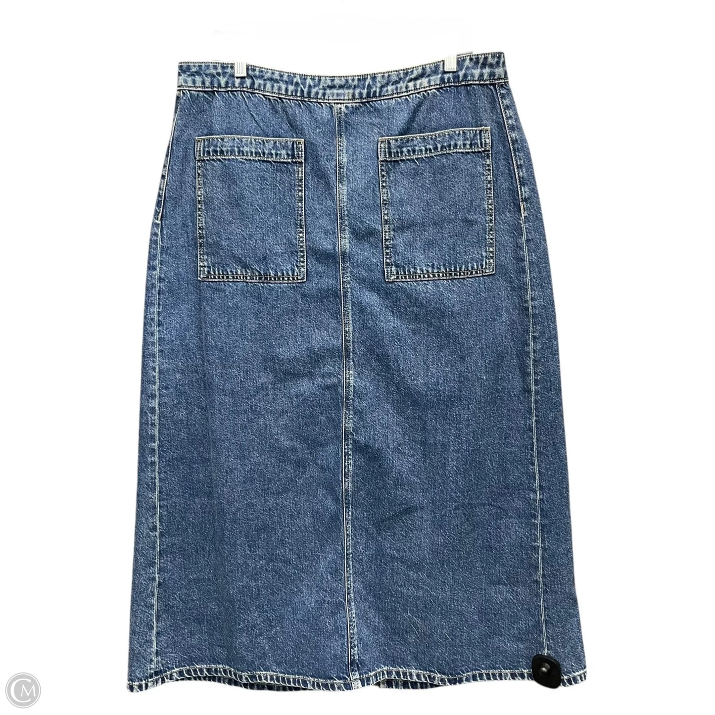 Skirt Maxi By Loft In Blue Denim, Size: 12