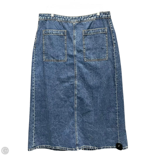 Skirt Maxi By Loft In Blue Denim, Size: 12
