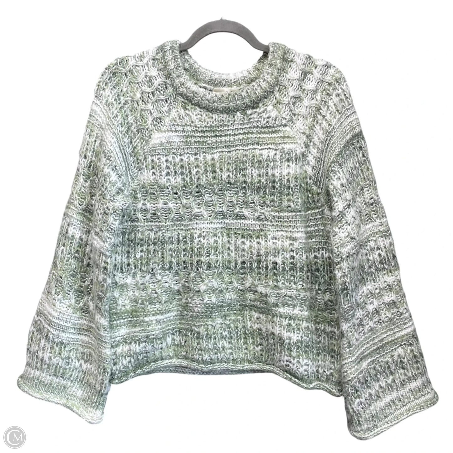 Sweater By Universal Thread In Green & White, Size: S