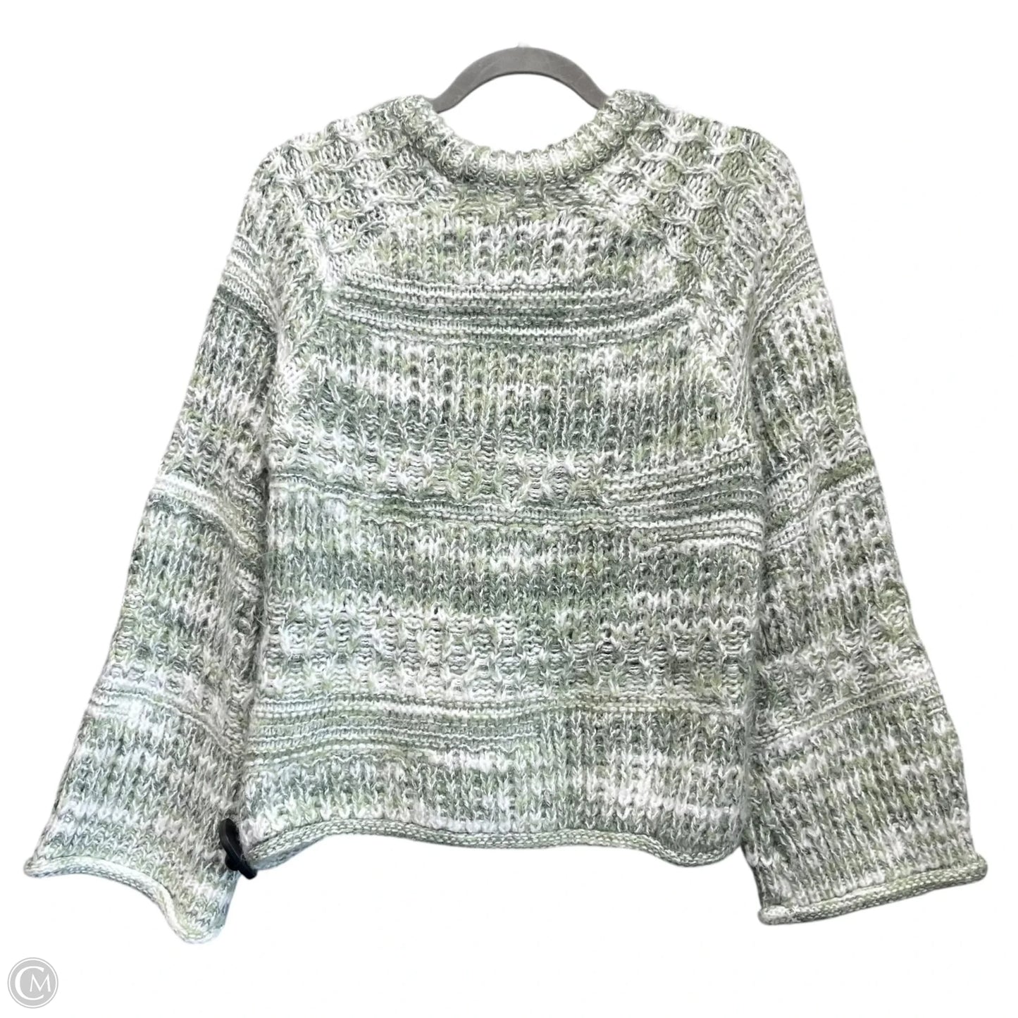 Sweater By Universal Thread In Green & White, Size: S