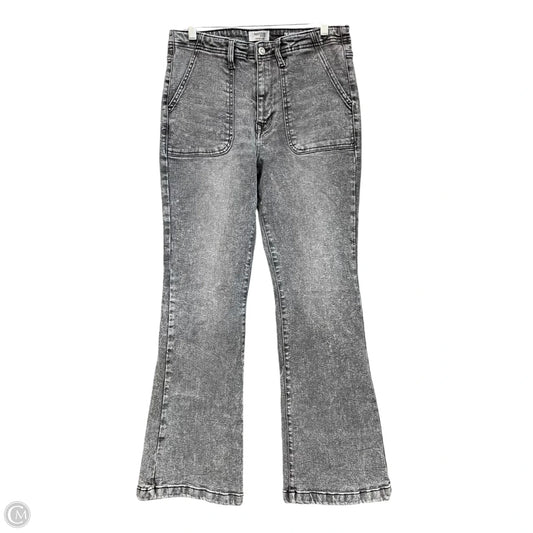 Jeans Flared By Kensie In Grey Denim, Size: 6