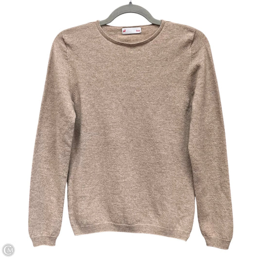 Top Long Sleeve By Cmb In Beige, Size: S
