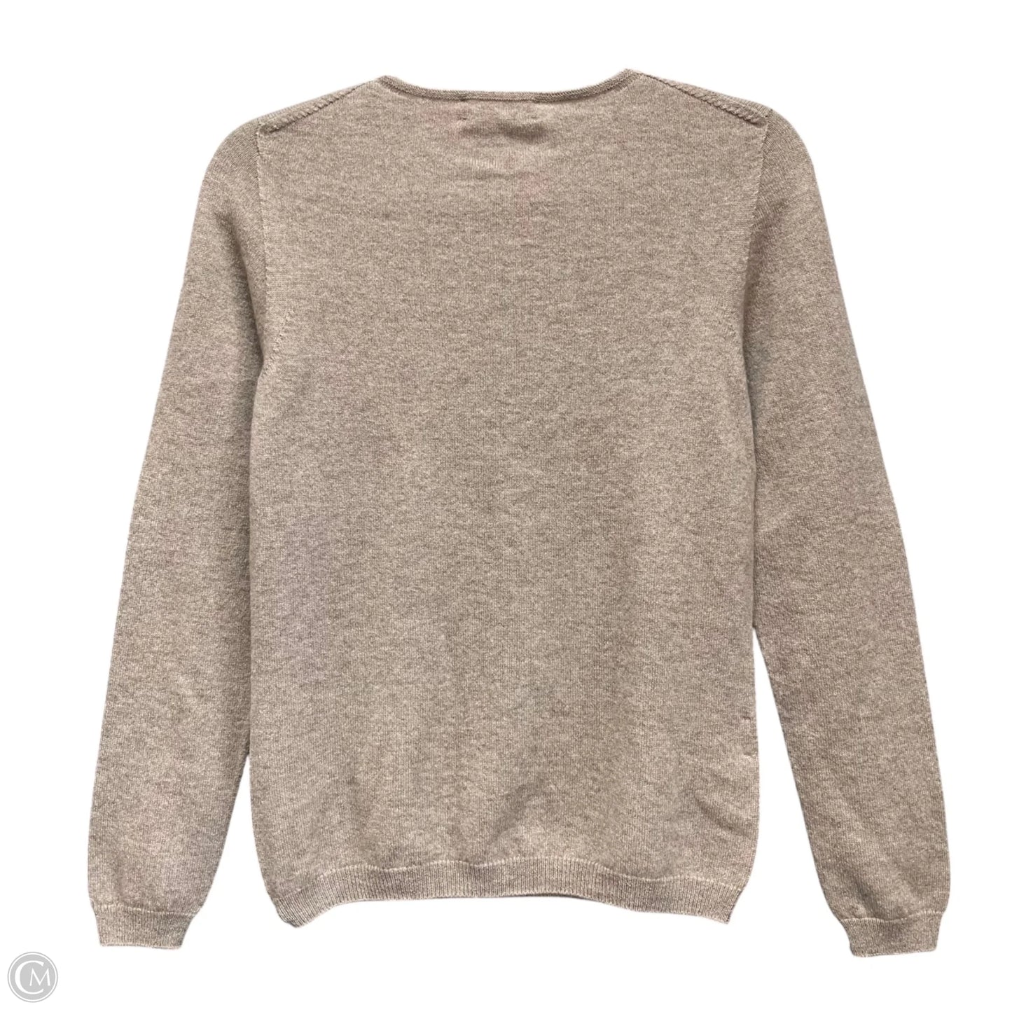 Top Long Sleeve By Cmb In Beige, Size: S