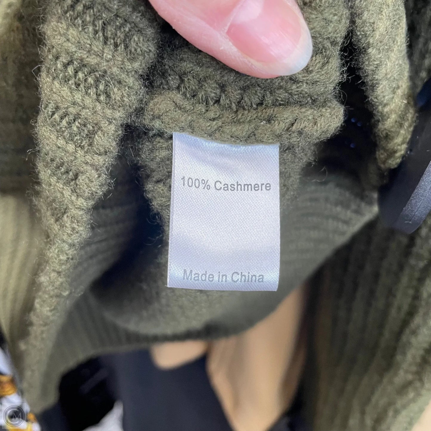 Sweater Cashmere By Cma In Green, Size: Xs