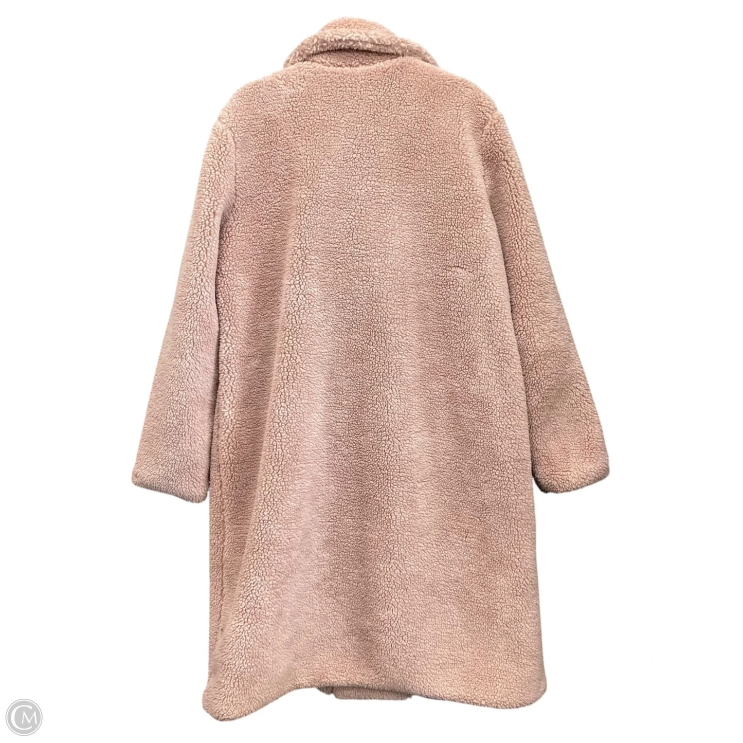 Coat Faux Fur & Sherpa By New York And Co In Pink, Size: Xl