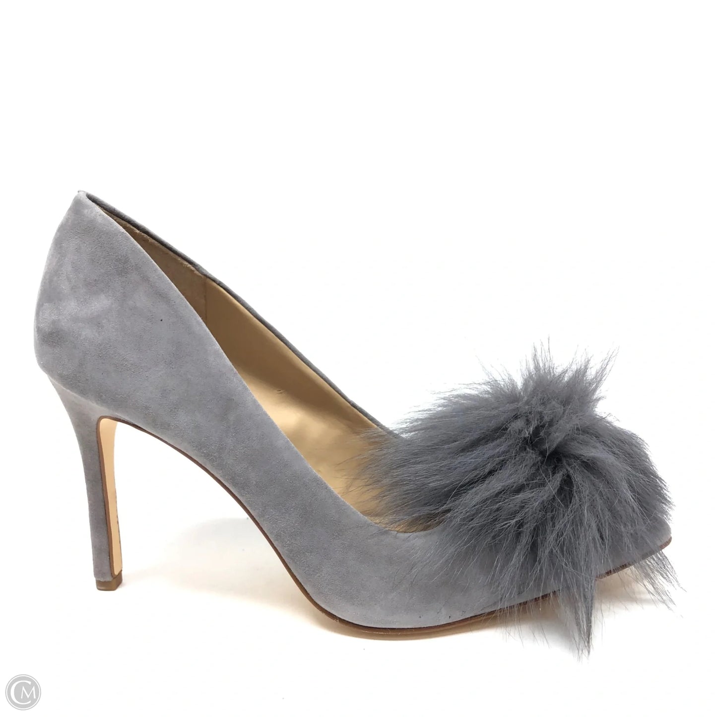 Shoes Heels Stiletto By Gianni Bini In Grey, Size: 9