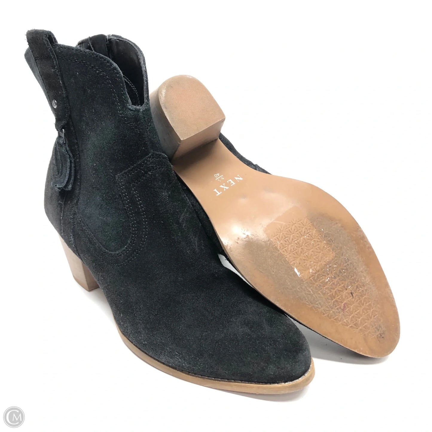 Boots Ankle Heels By Cmc In Black, Size: 9.5