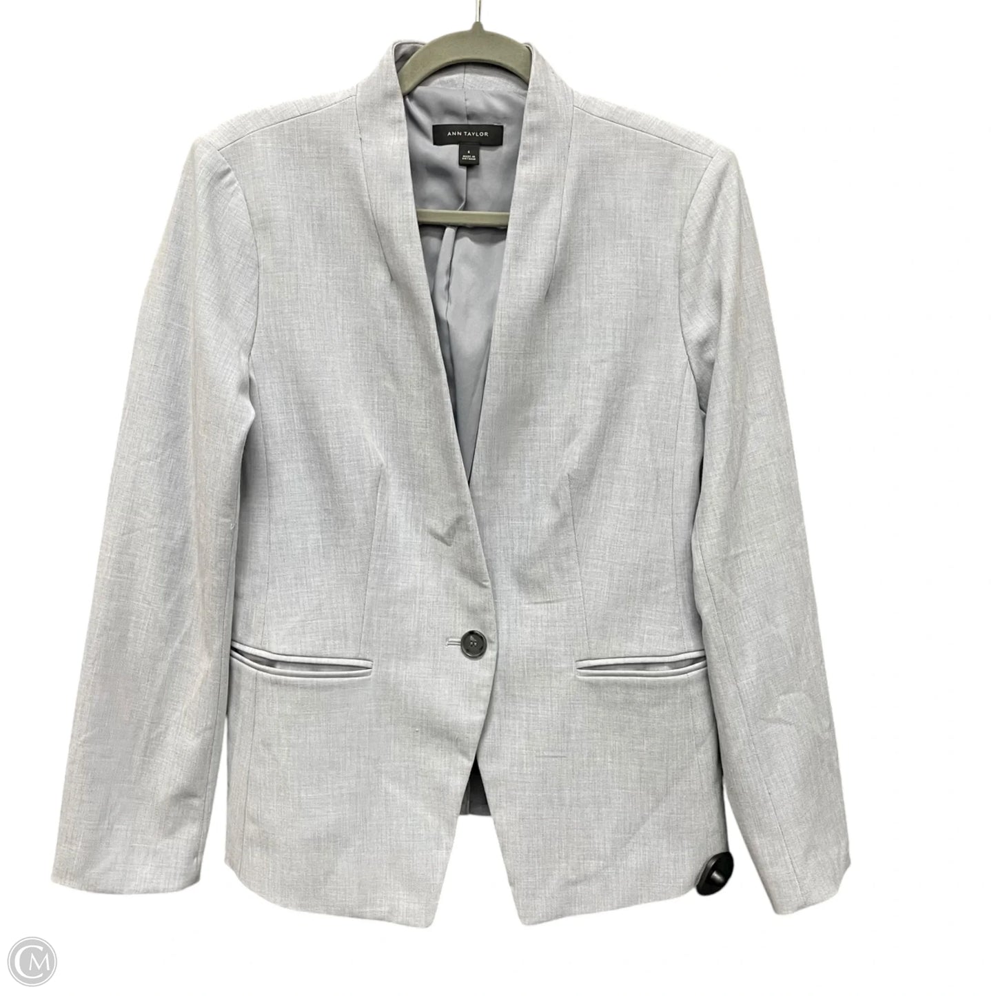 Blazer By Ann Taylor In Blue, Size: 6