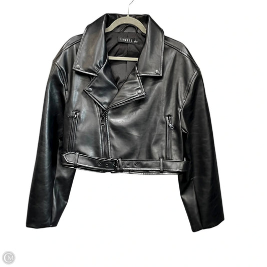 Jacket Moto By Cmc In Black, Size: S