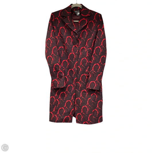 Coat Peacoat By Etcetra In Red, Size: 8