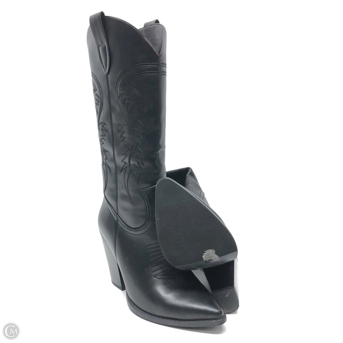 Boots Western By Cme In Black, Size: 7.5