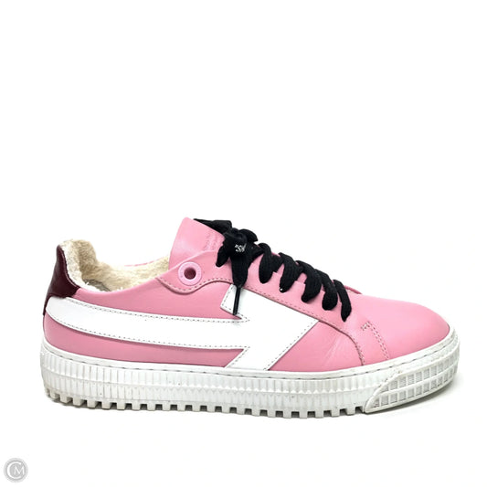 Shoes Luxury Designer By Off-white In Pink, Size: 7.5