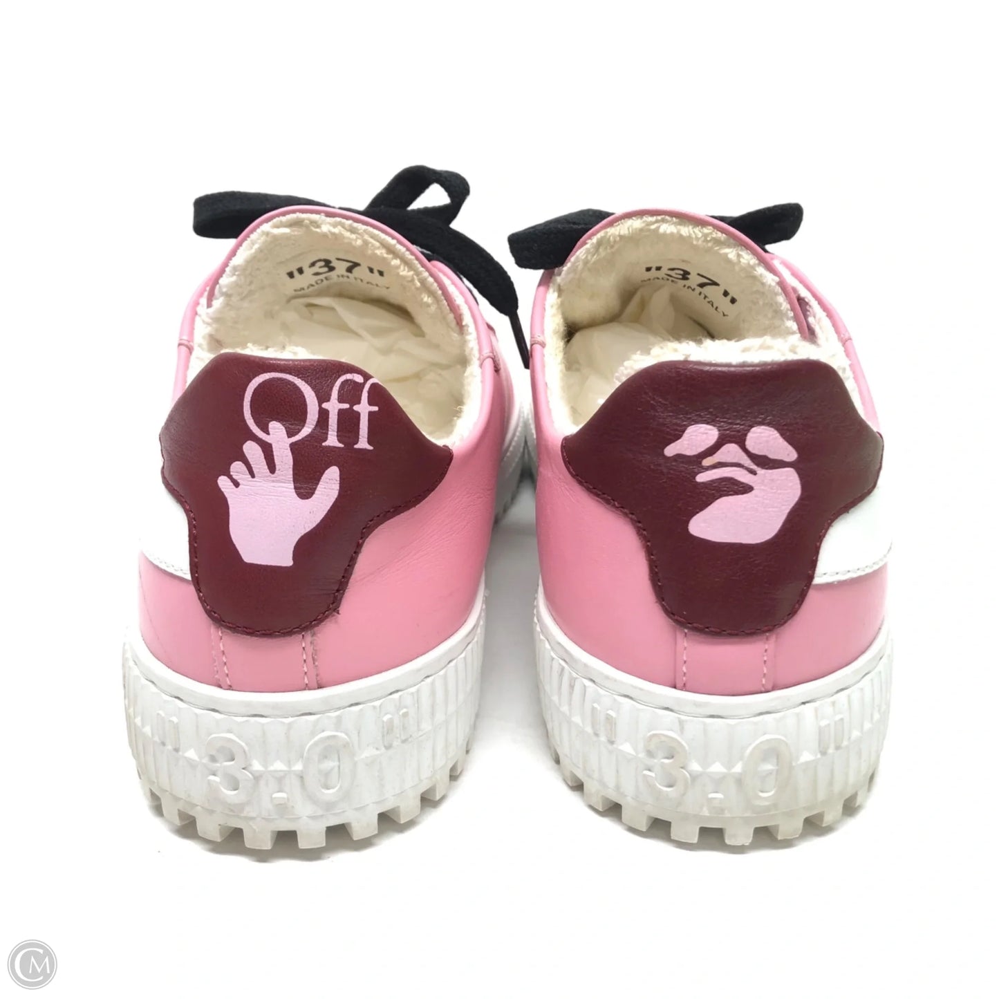 Shoes Luxury Designer By Off-white In Pink, Size: 7.5