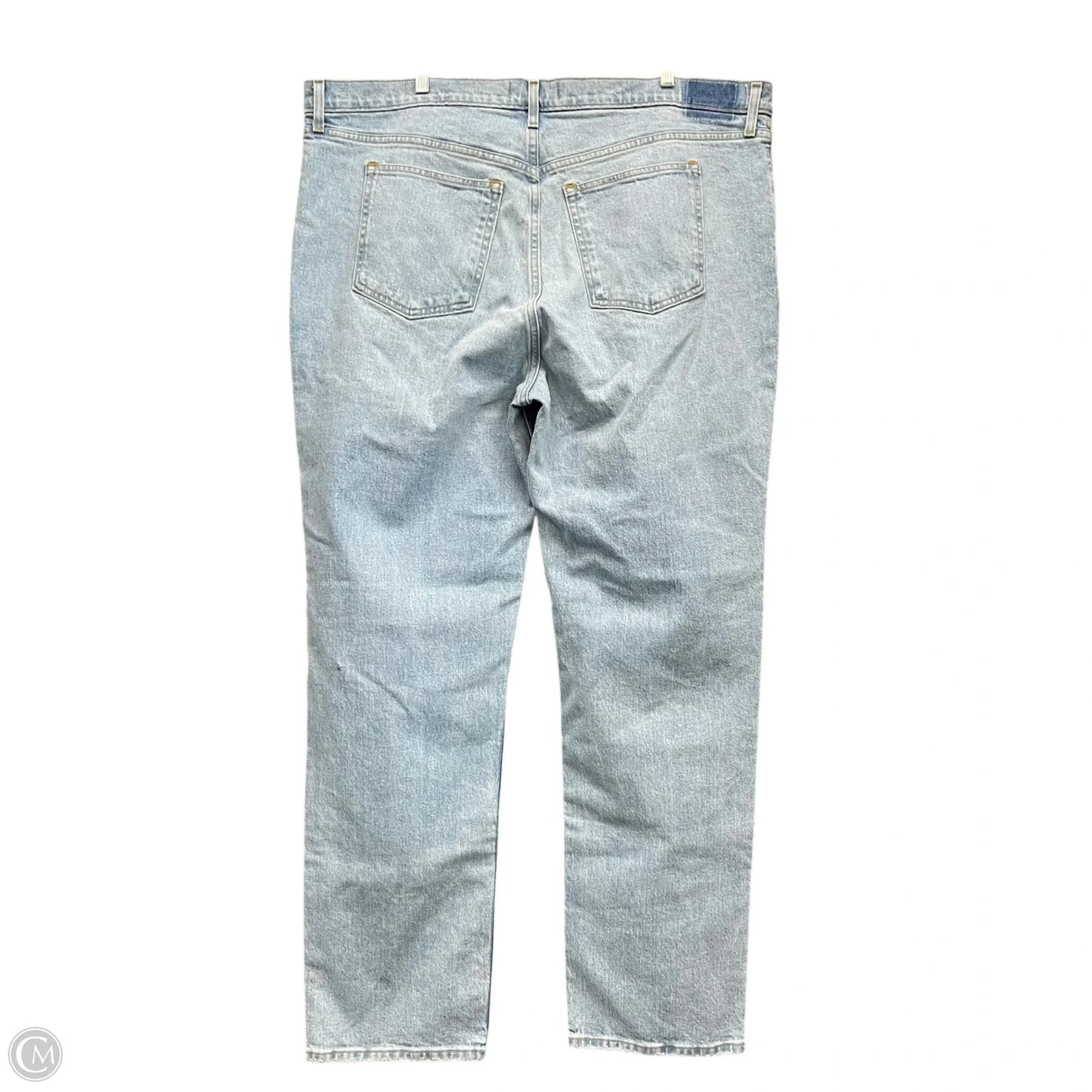 Jeans Straight By Abercrombie And Fitch In Blue Denim, Size: 20