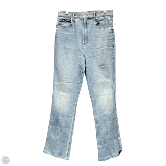 Jeans Boot Cut By Mother In Blue Denim, Size: 16