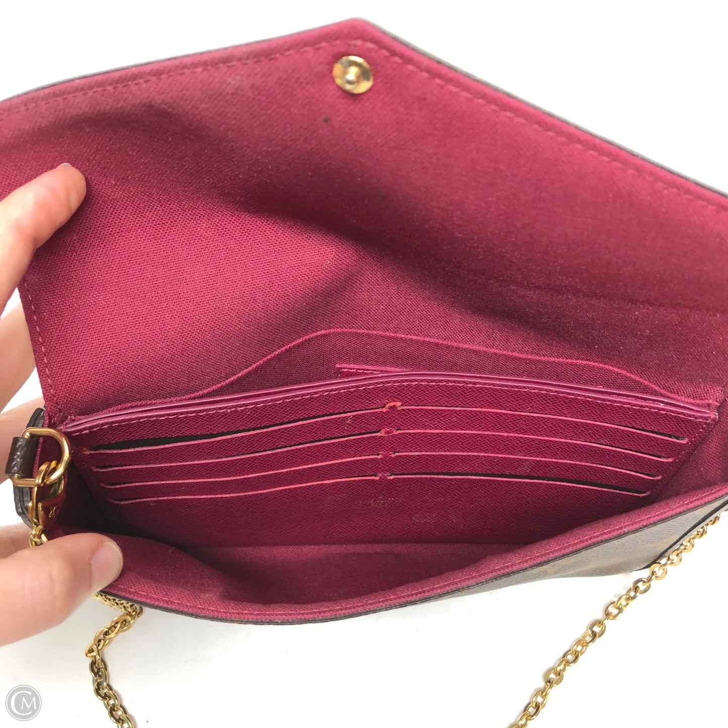 Crossbody Luxury Designer By Louis Vuitton, Size: Small