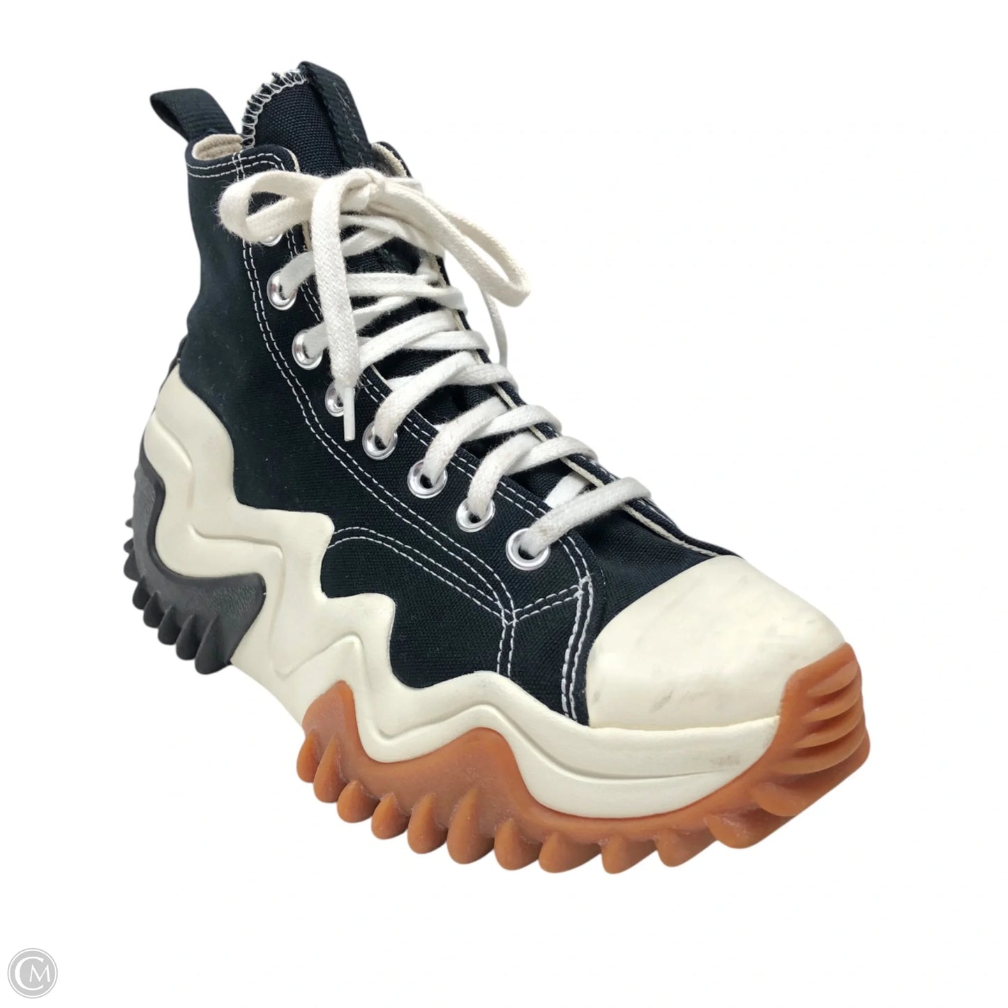 Shoes Sneakers Platform By Converse In Black & White, Size: 9