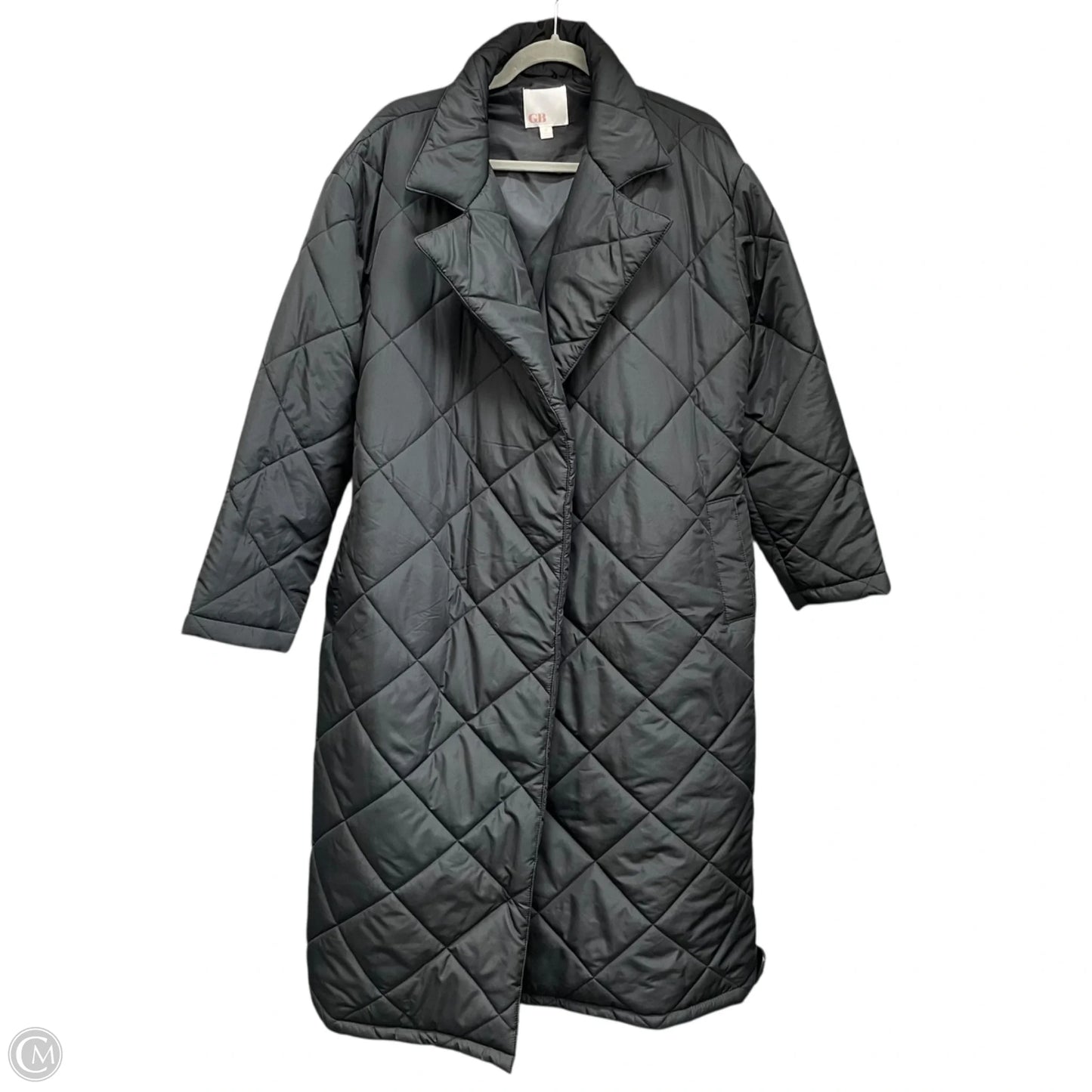 Jacket Puffer & Quilted By Gb In Black, Size: M