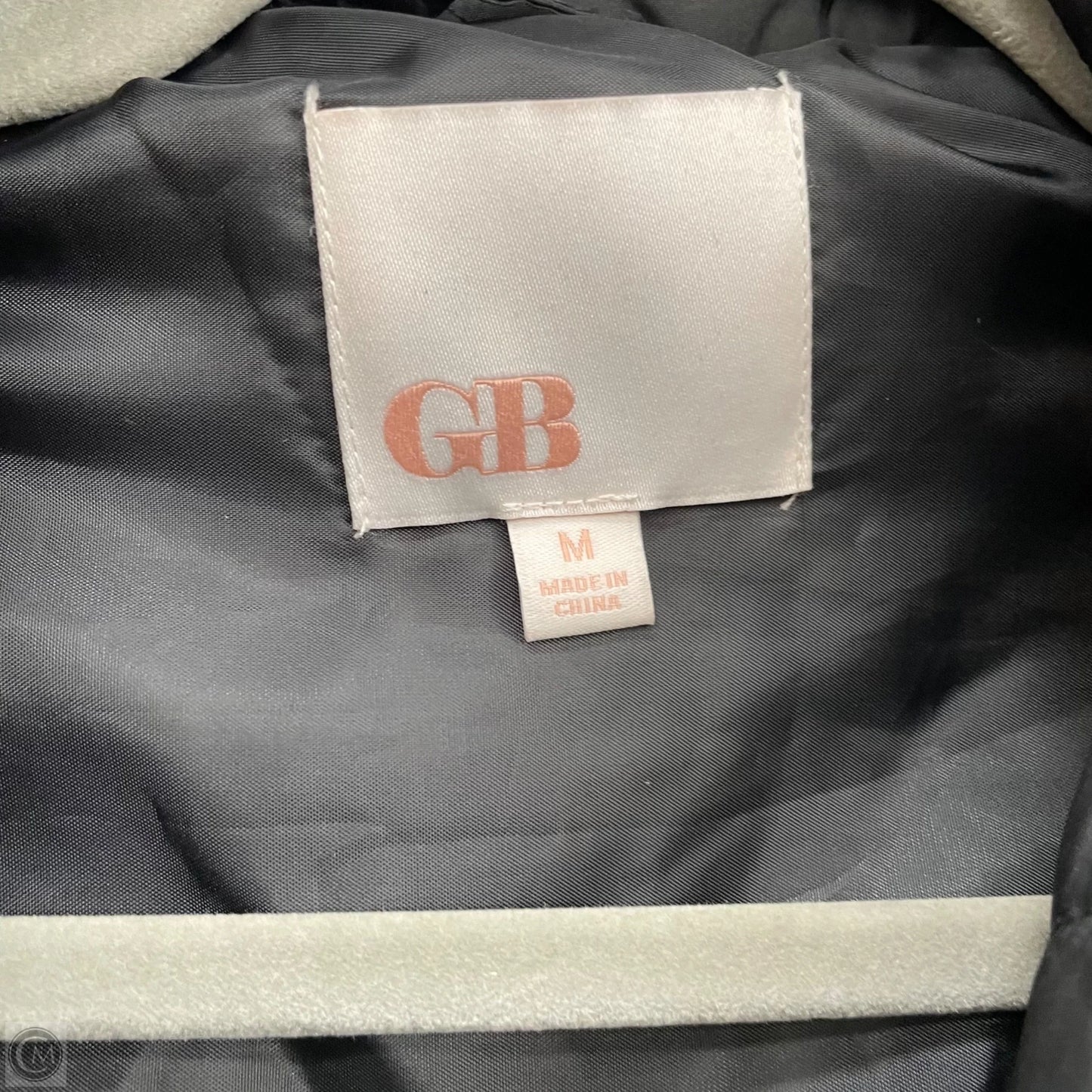 Jacket Puffer & Quilted By Gb In Black, Size: M