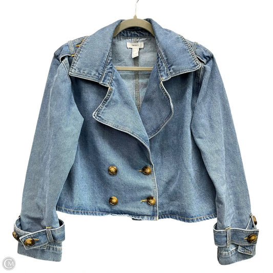 Jacket Denim By Forever 21 In Blue Denim, Size: Xs