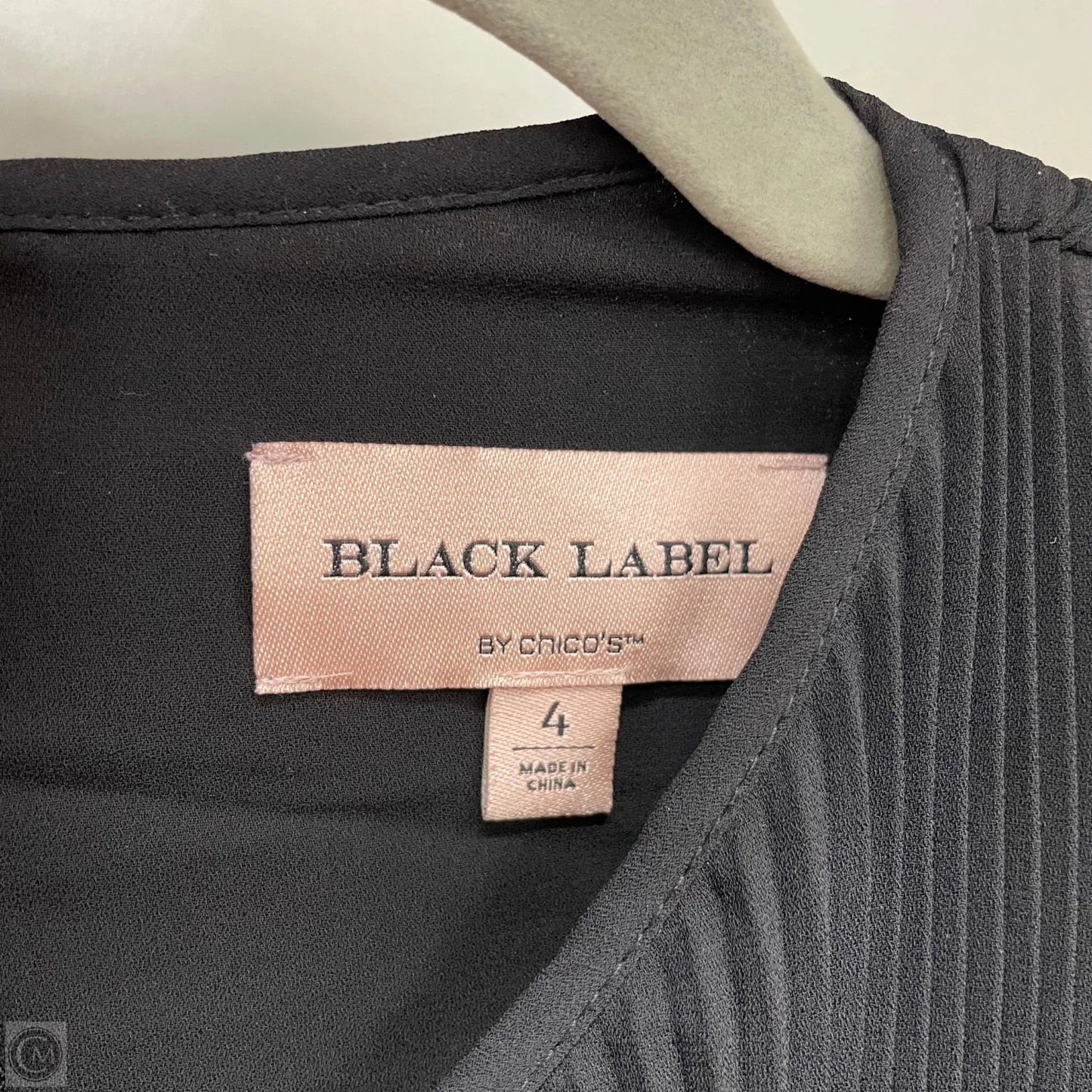 Dress Casual Maxi By Chicos In Black, Size: 4