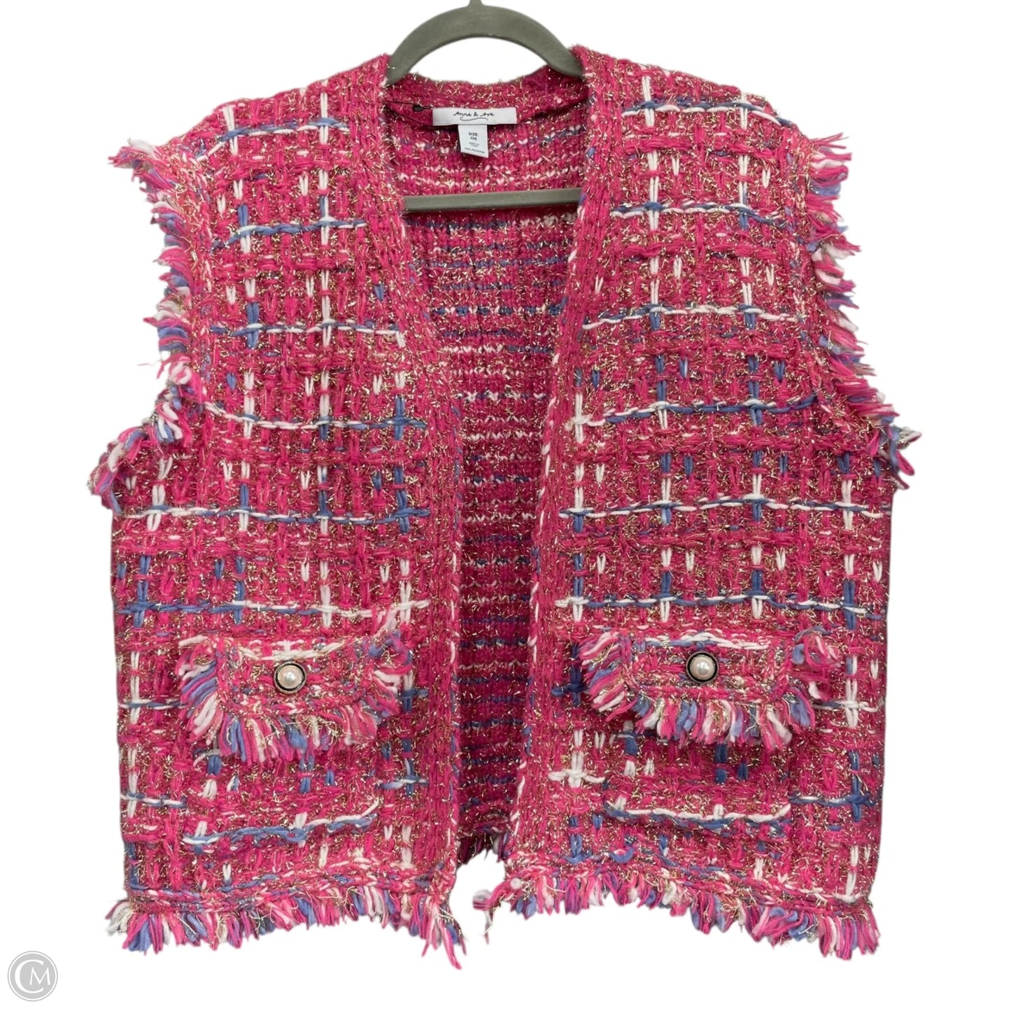 Vest Other By Anna & Ava In Pink, Size: Osfm