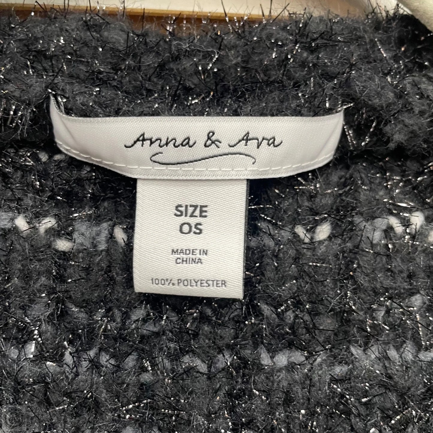 Vest Other By Anna & Ava In Black & White, Size: Osfm