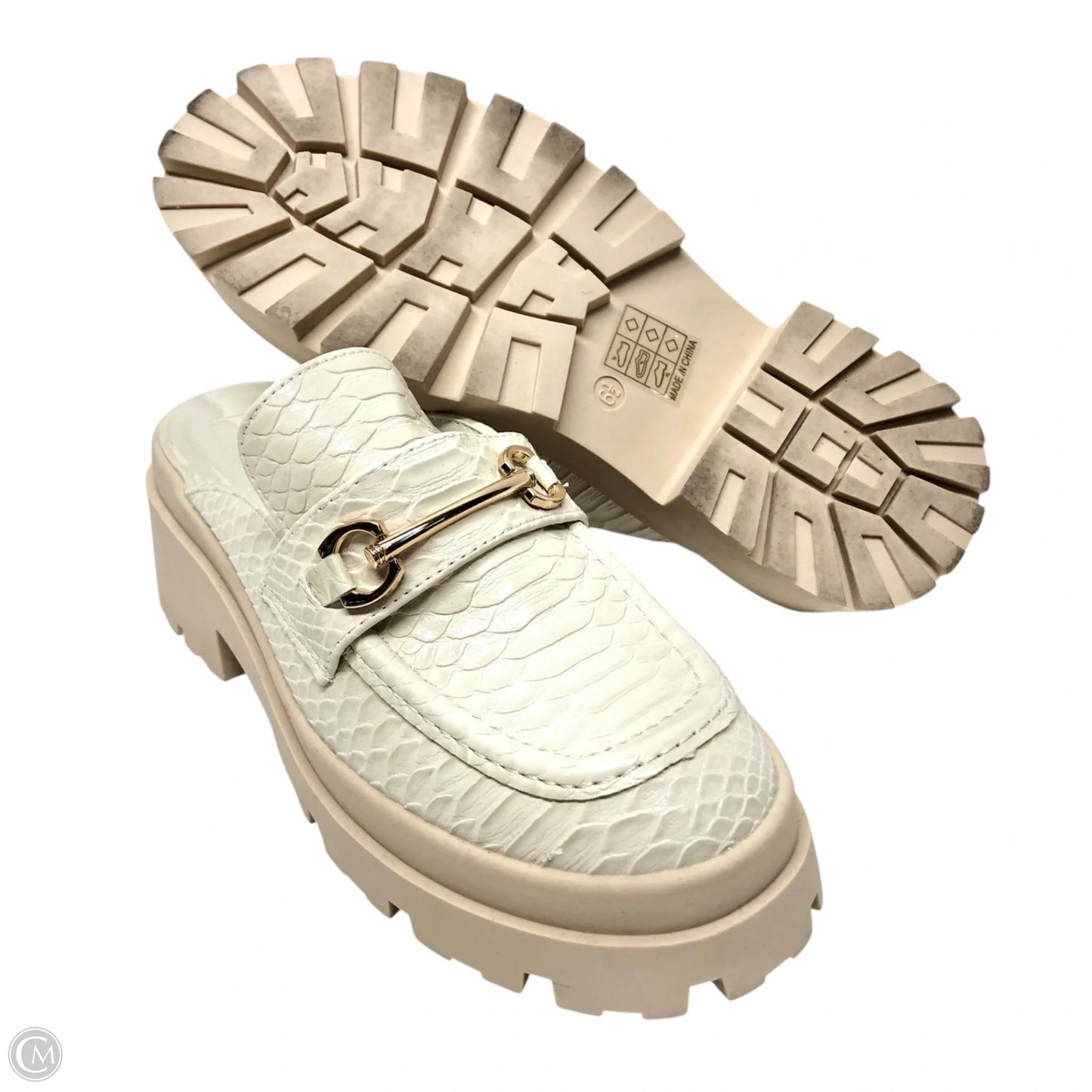 Shoes Heels Platform By Shu Shop In Beige, Size: 6.5