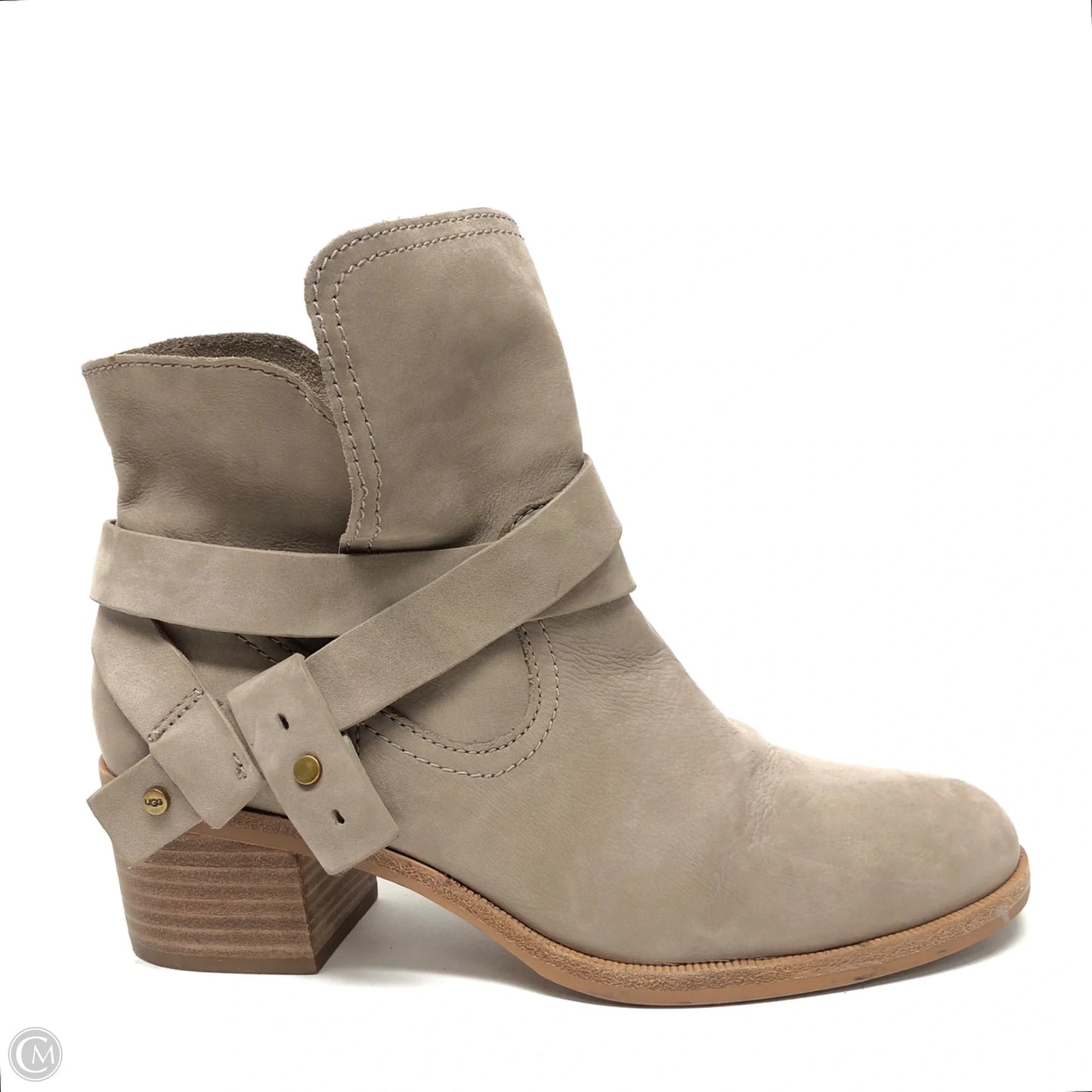 Boots Designer By Ugg In Taupe, Size: 8