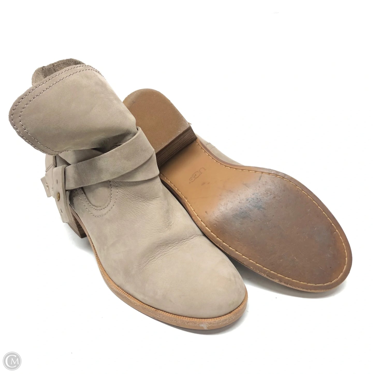 Boots Designer By Ugg In Taupe, Size: 8