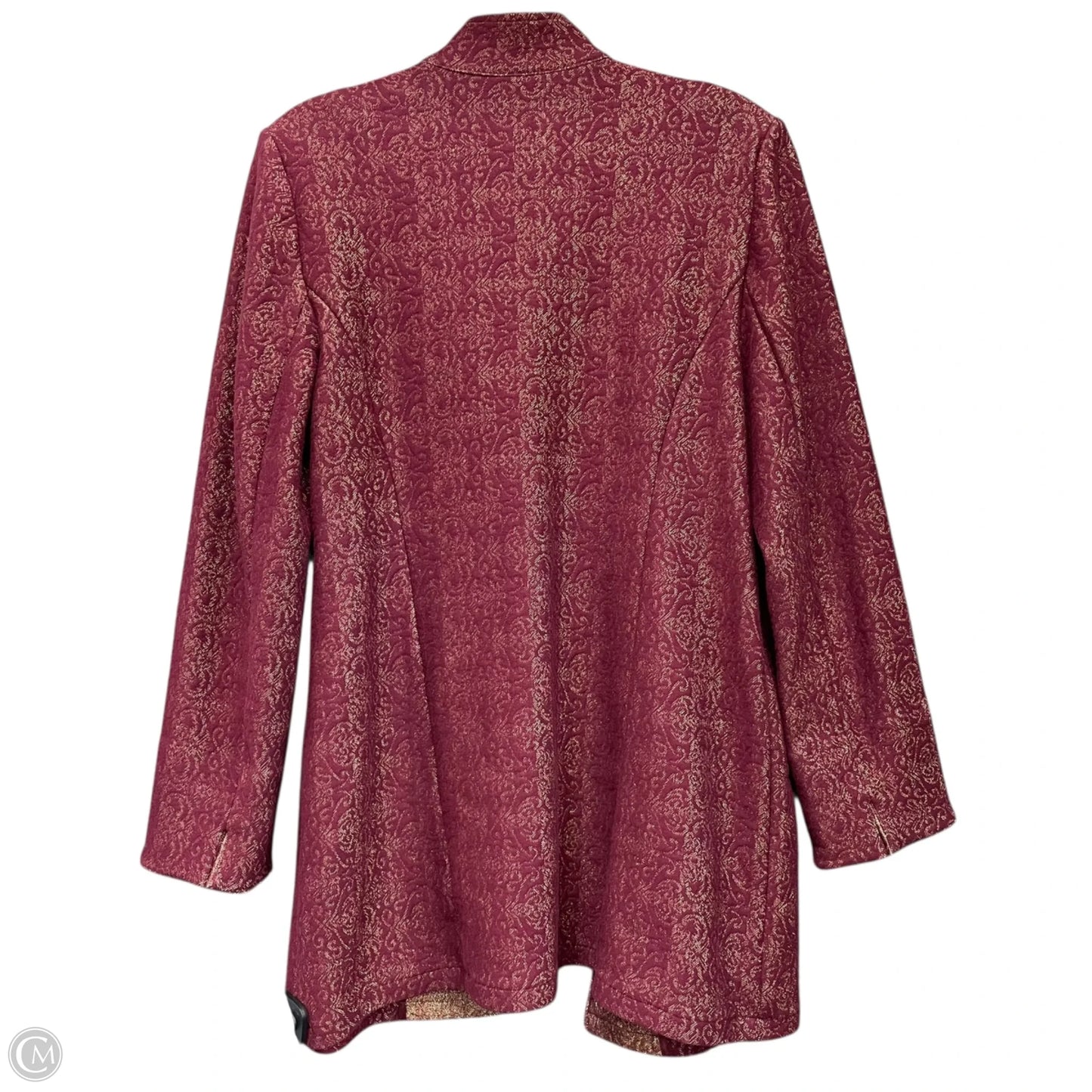 Jacket Other By Chicos In Gold & Red, Size: 12