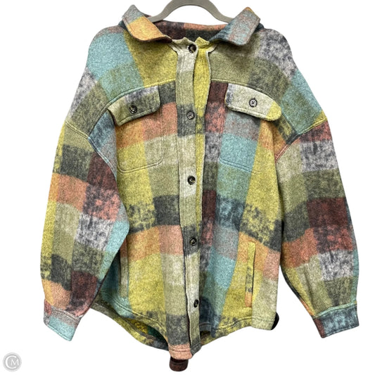 Jacket Shirt By Bibi In Multi-colored, Size: M