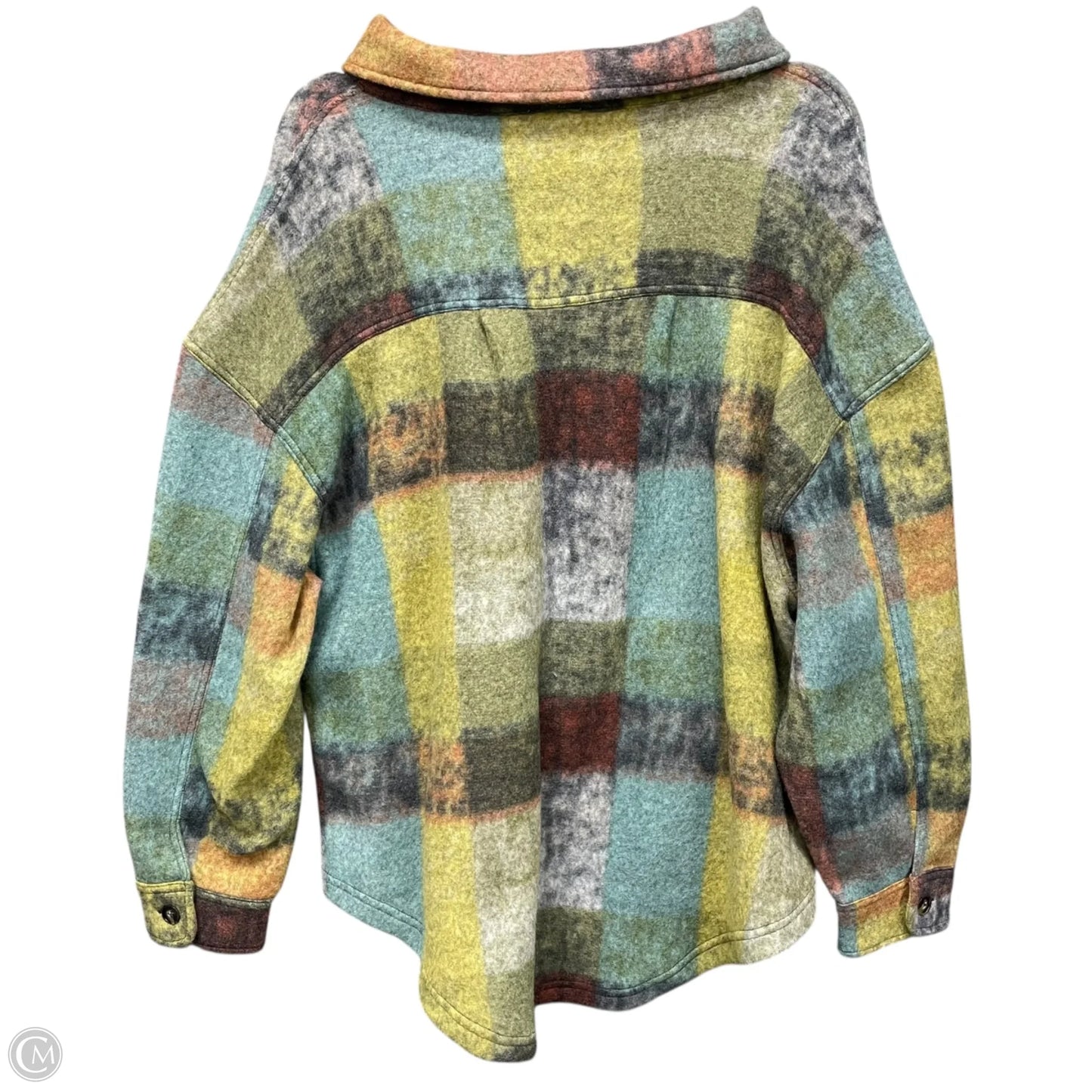 Jacket Shirt By Bibi In Multi-colored, Size: M