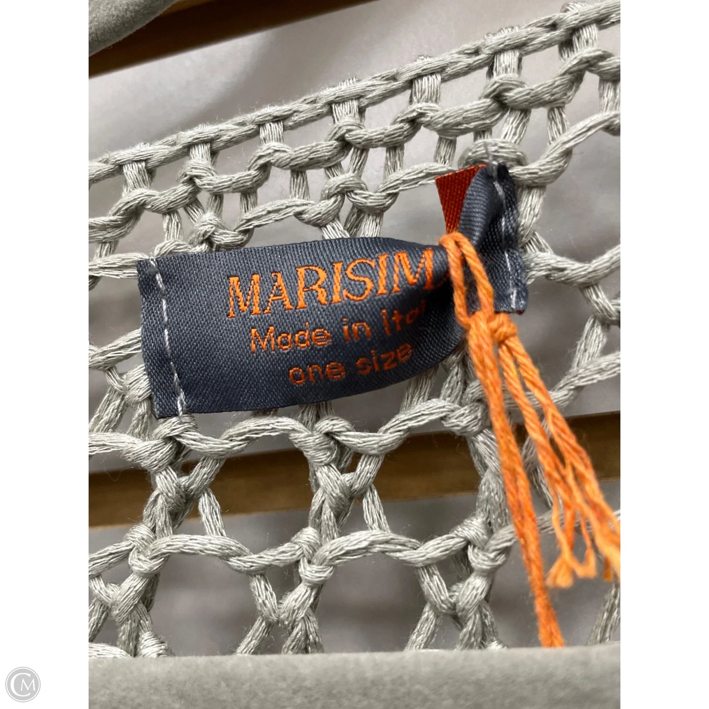 Sweater Short Sleeve By Clothes Mentor In Gold & Grey, Size: Osfm