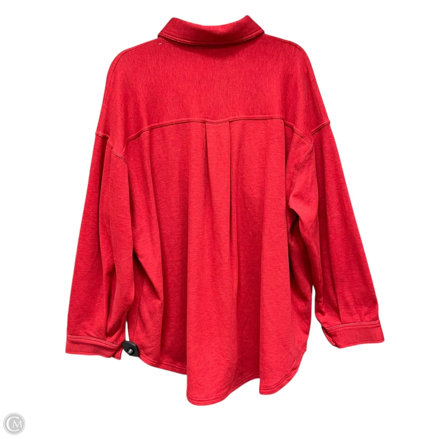 Jacket Shirt By White Birch In Red, Size: Xl