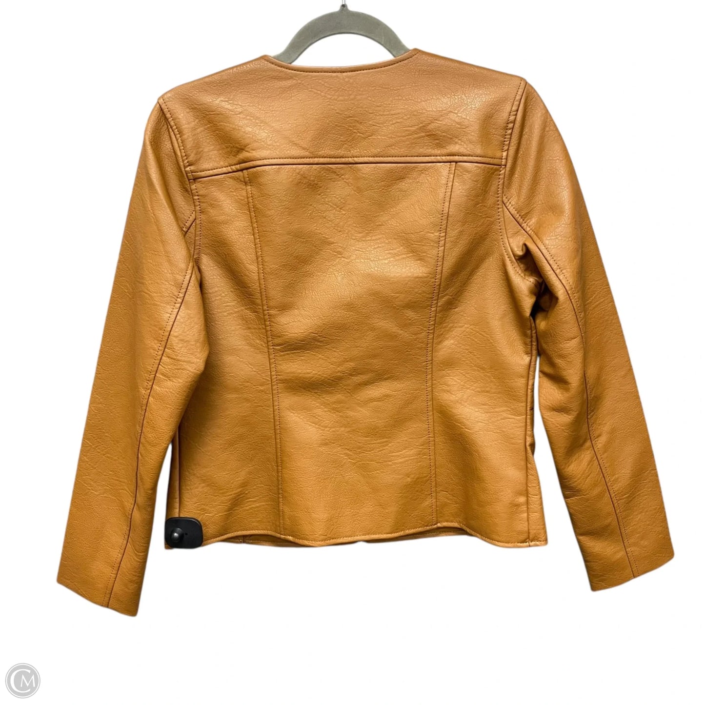 Jacket Moto By Colleen Lopez In Tan, Size: Xs