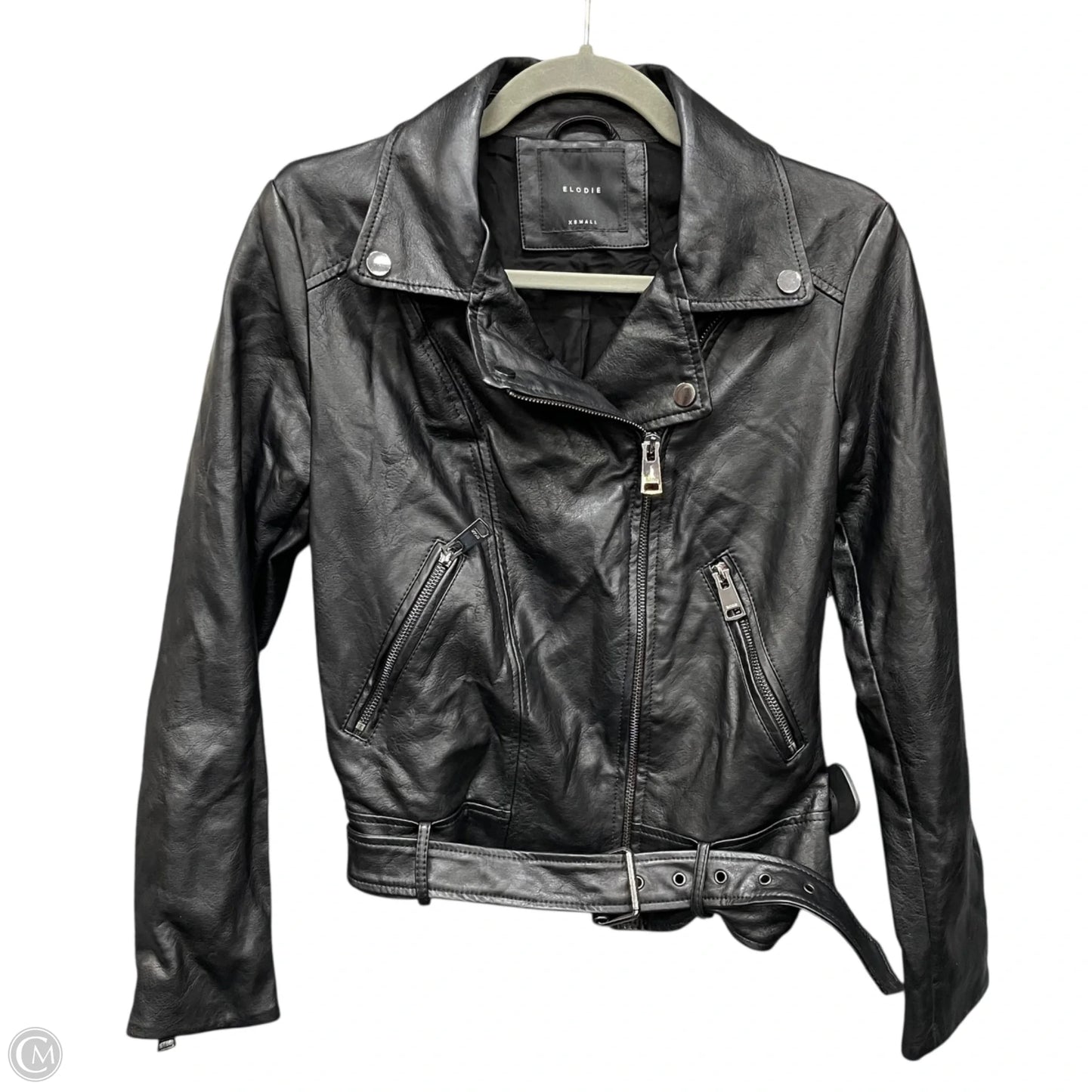 Jacket Moto By Elodie In Black, Size: Xs