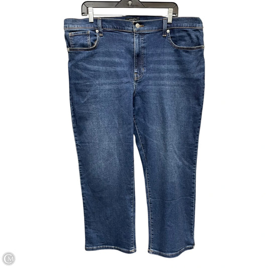 Jeans Boot Cut By Banana Republic In Blue Denim, Size: 18