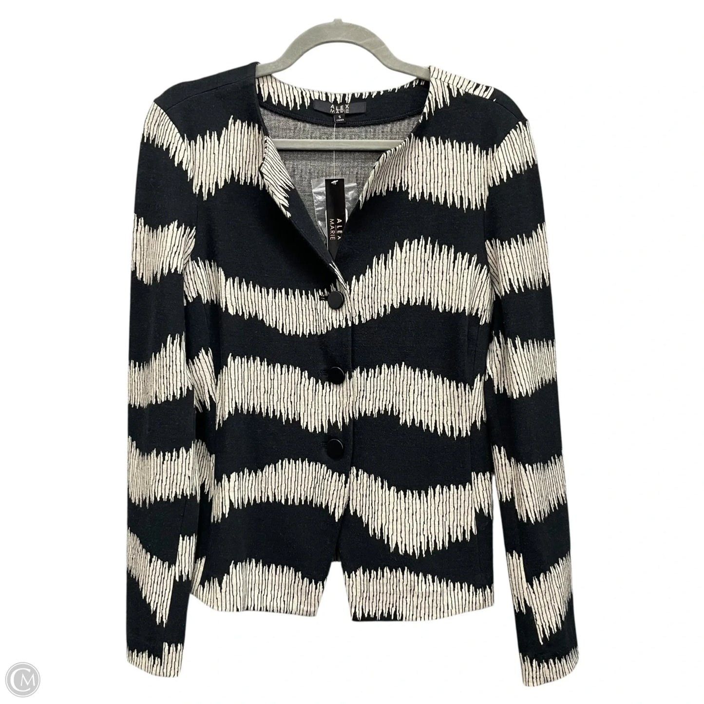 Blazer By Alex Marie In Black & Brown, Size: S