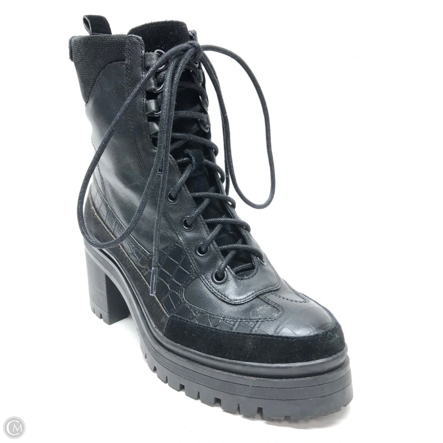 Boots Ankle Heels By Gianni Bini In Black, Size: 6.5