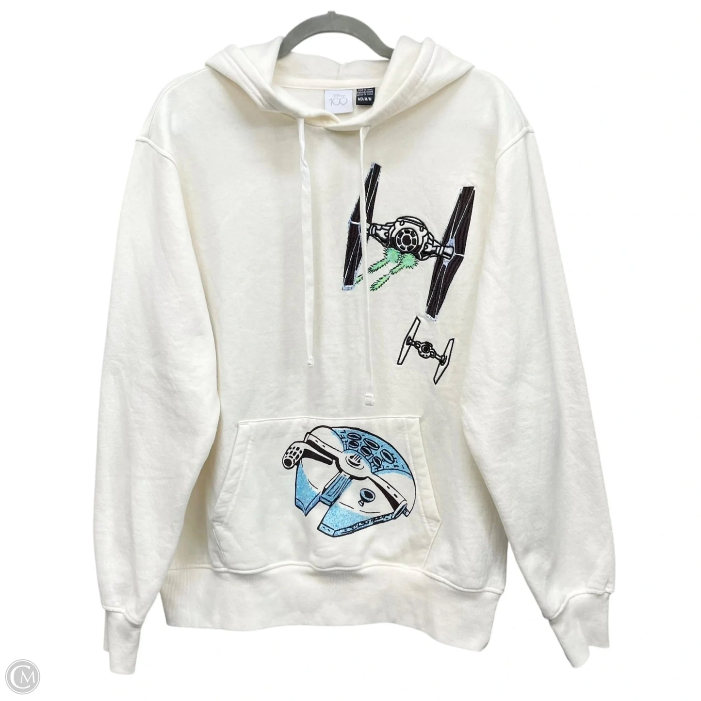 Sweatshirt Hoodie By Disney In Multi-colored, Size: M